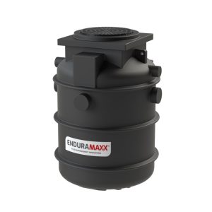 1100L underground water tank in black with enduramaxx logo