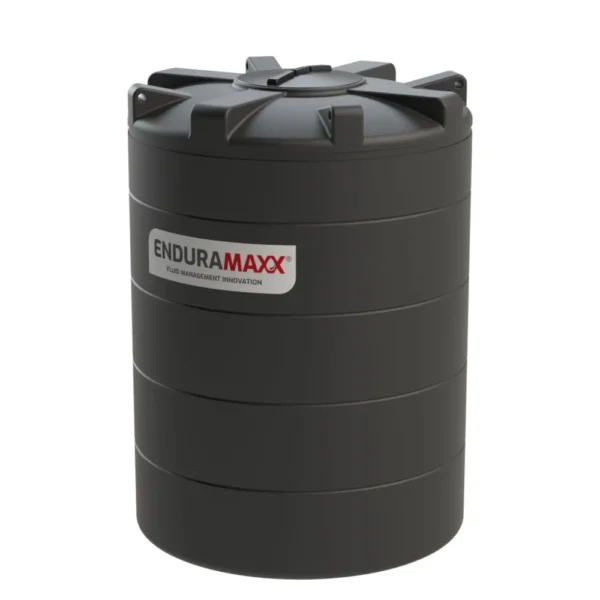 4500 Litre Non Potable water tank in black with enduramaxx logo