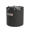 10,000 Litre Non-Potable water tank in black with enduramaxx logo across the front